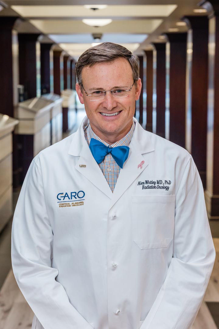 Central Alabama Radiation Oncology Dr. Alex Whitley Alex Whitley, M.D., PhD Headshot